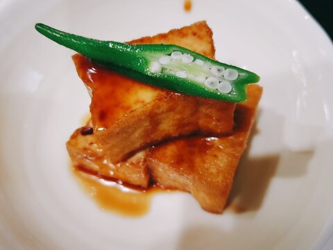 ♥️めちゃ楽♥️厚揚げ豆腐の照り焼き